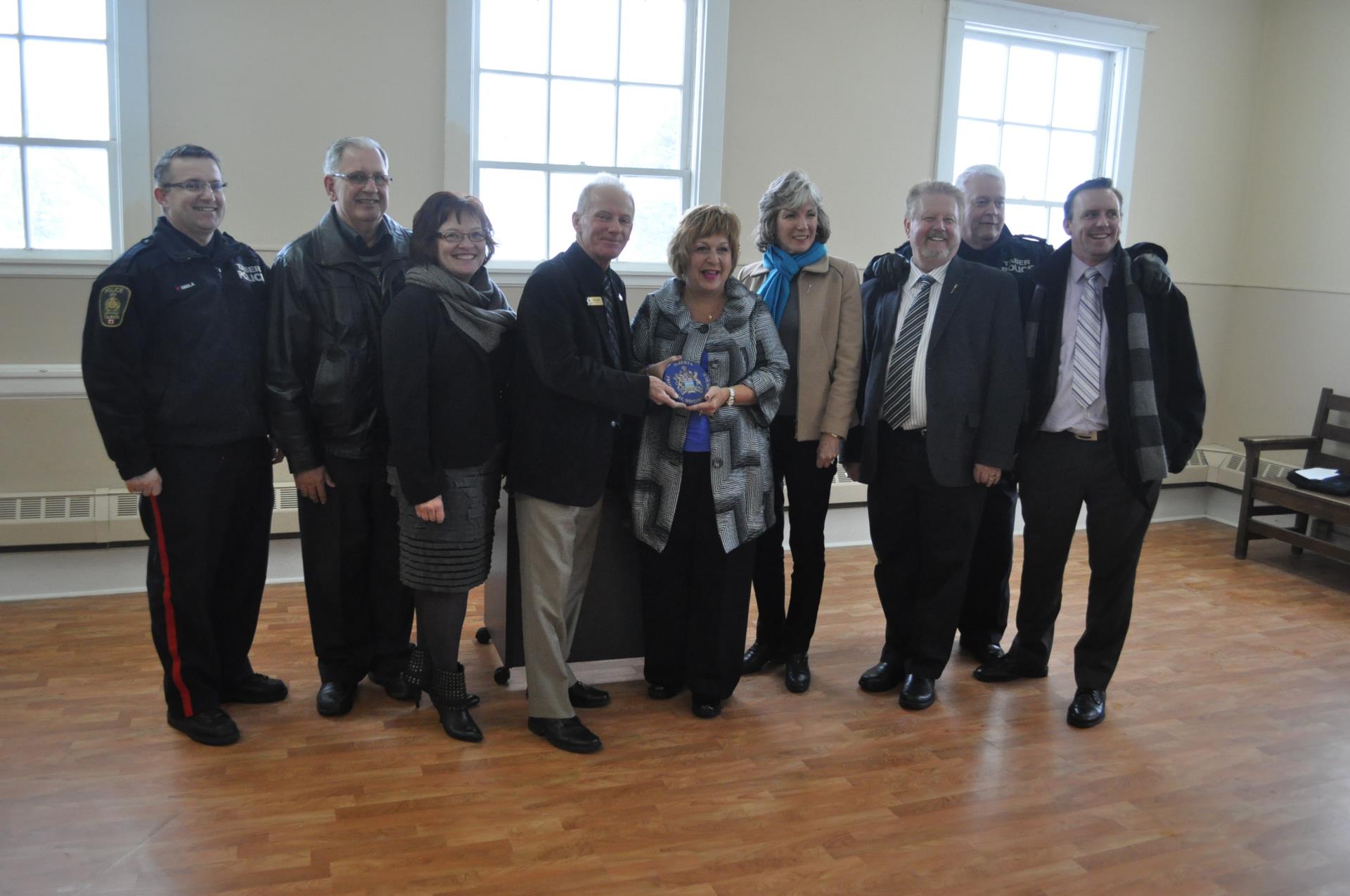 Courthouse Historic Designation with Minister Klimchuk and Various MLAs, Council and Staff