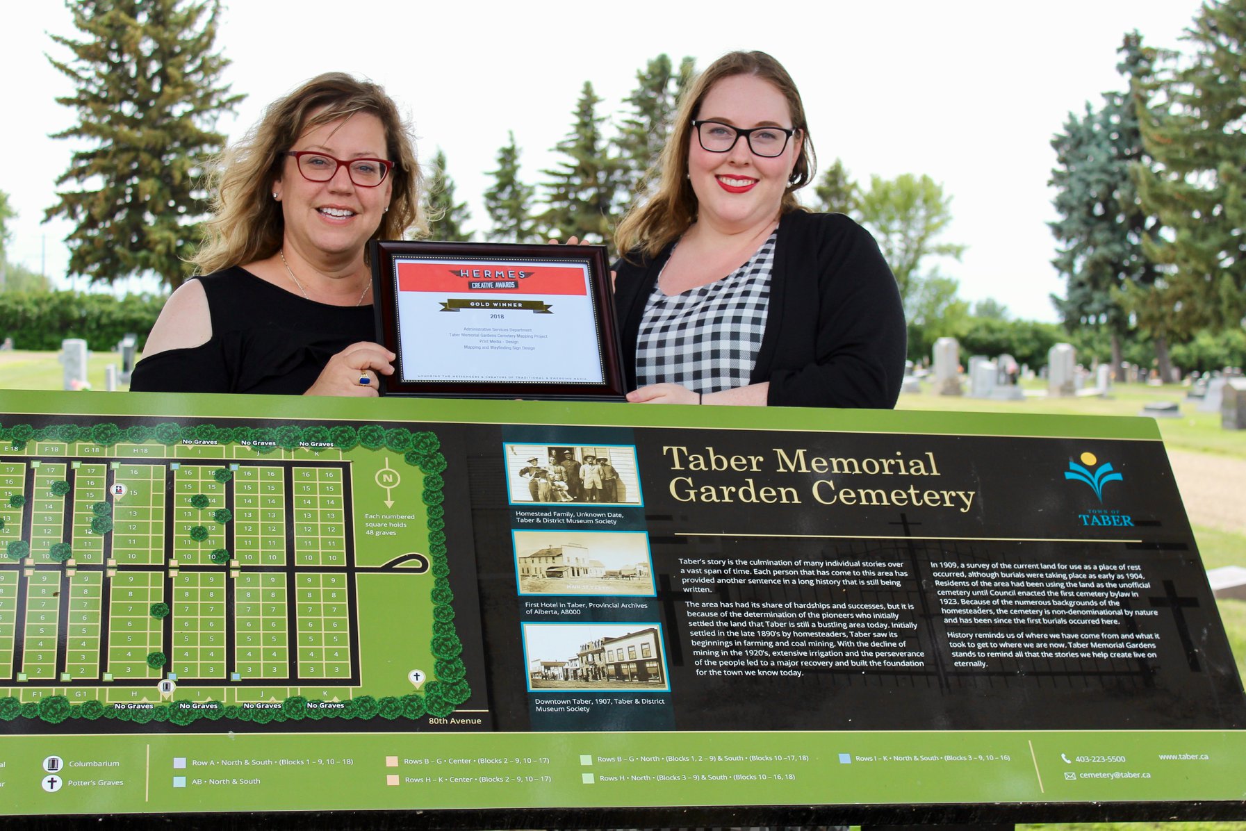 Taber Memorial Gardens Hermes Gold Award 2018