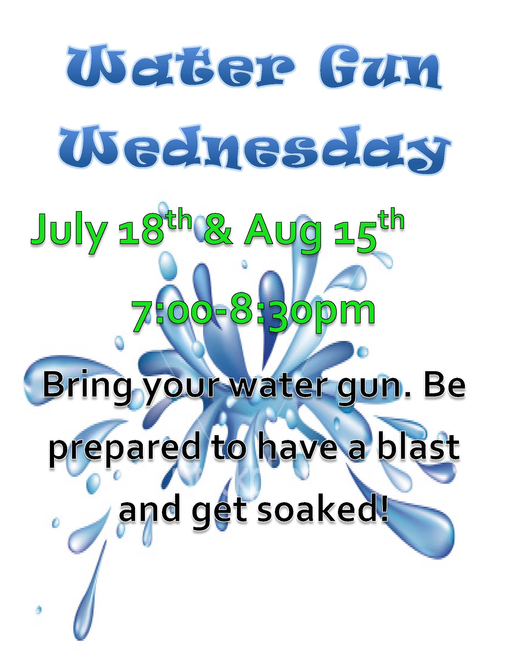 Water Gun Wednesday Poster 1