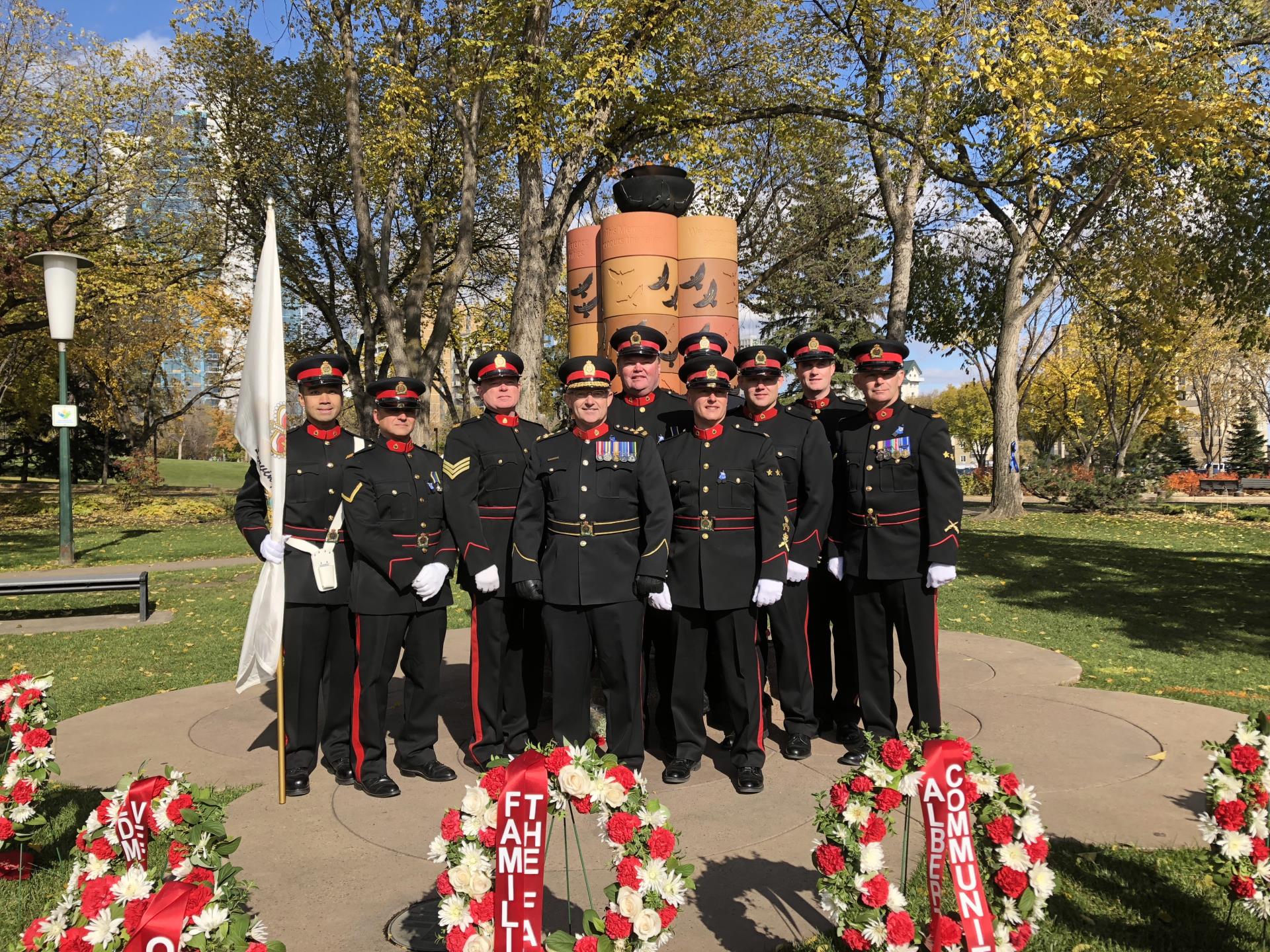 TPS at Memorial Service