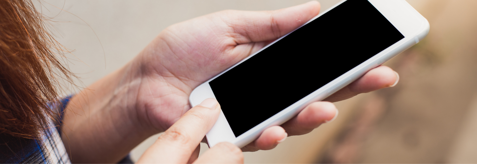 Woman holding Smart Phone