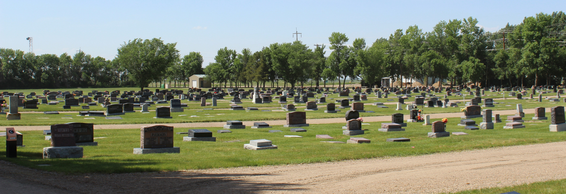 Taber Memorial Gardens- Monuments- Banner