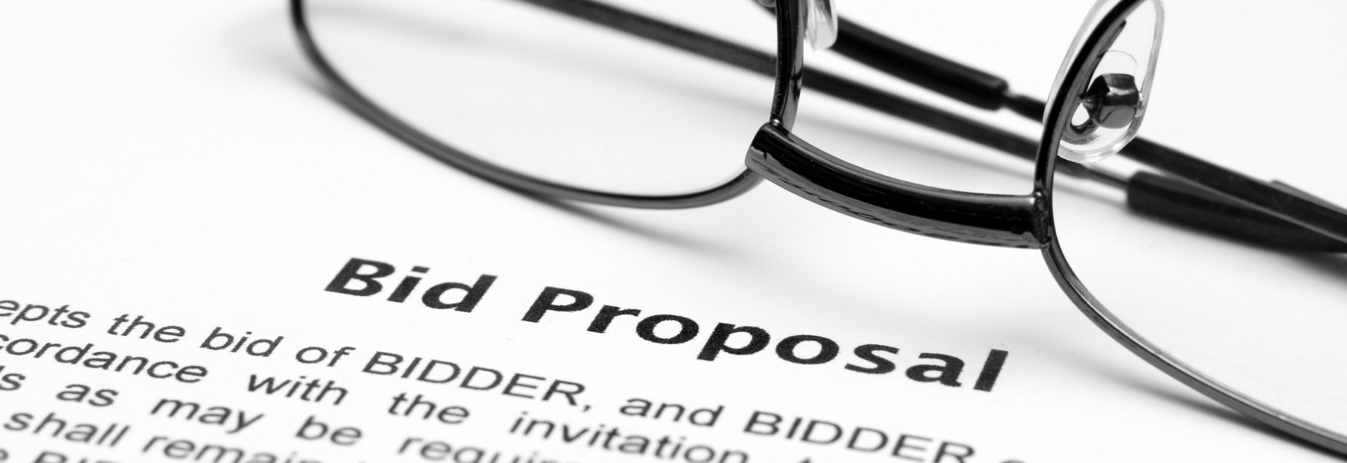 Bid Proposal Banner