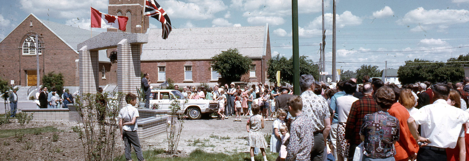 Opening of Confederation Park- Banner